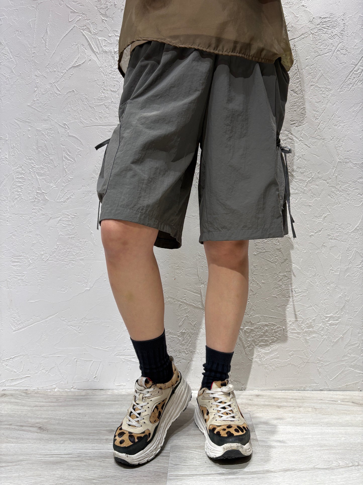 Ribbon Pocket  Shorts