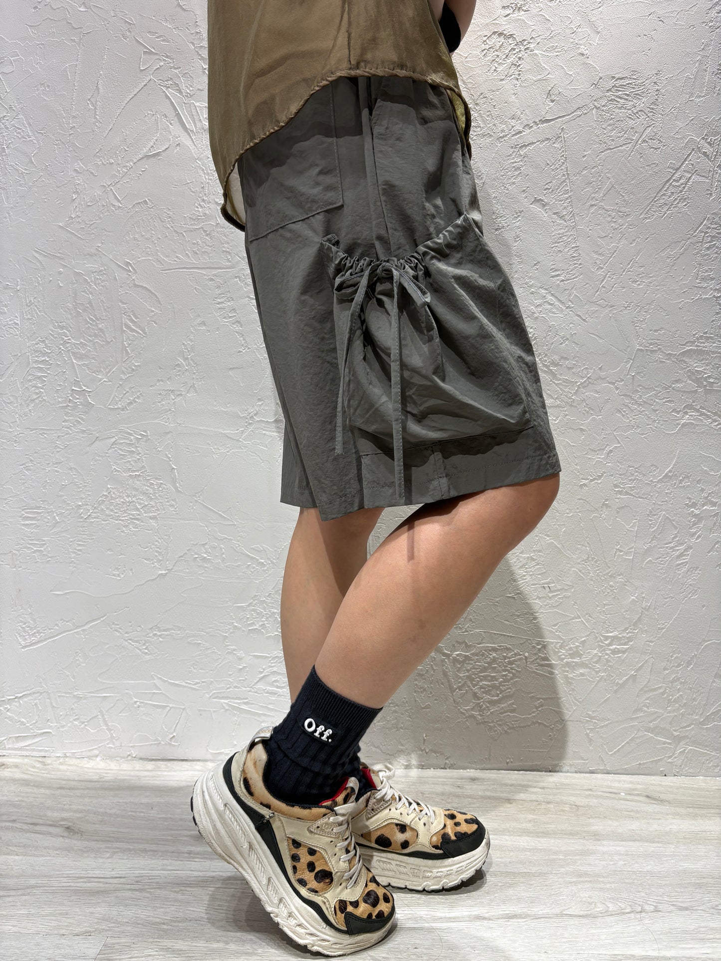 Ribbon Pocket  Shorts