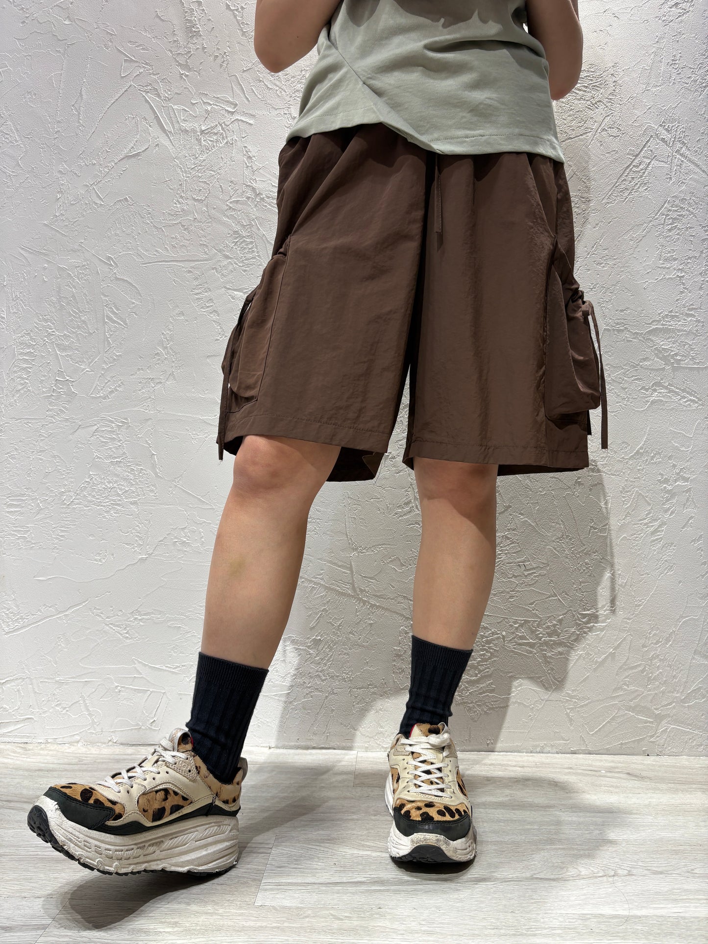 Ribbon Pocket  Shorts