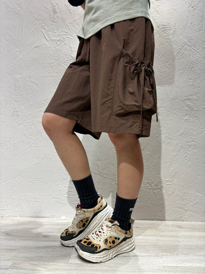 Ribbon Pocket  Shorts