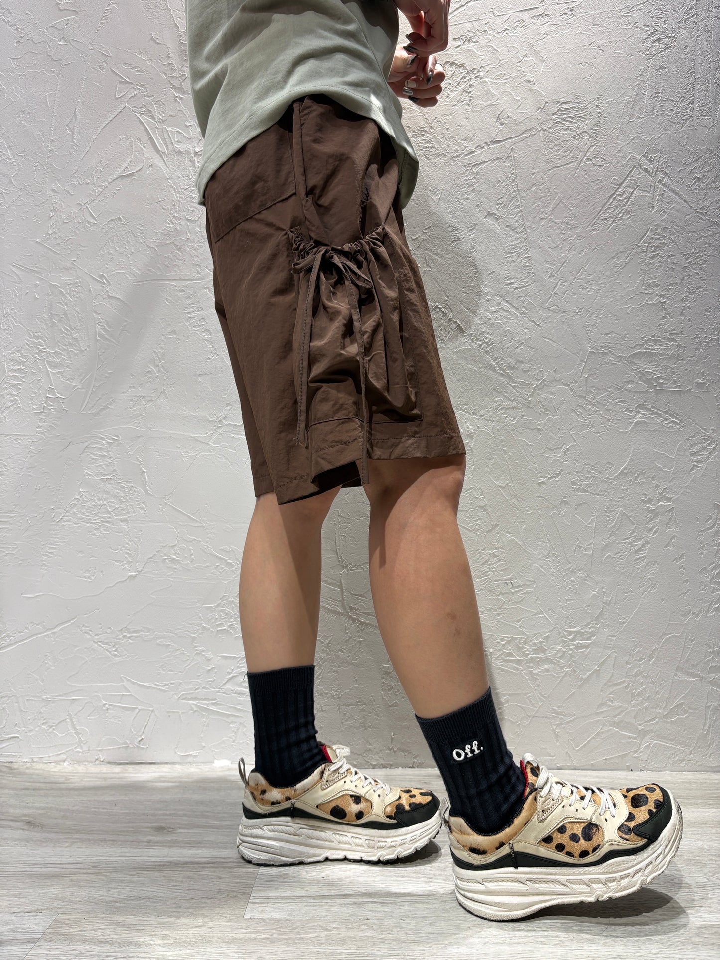 Ribbon Pocket  Shorts