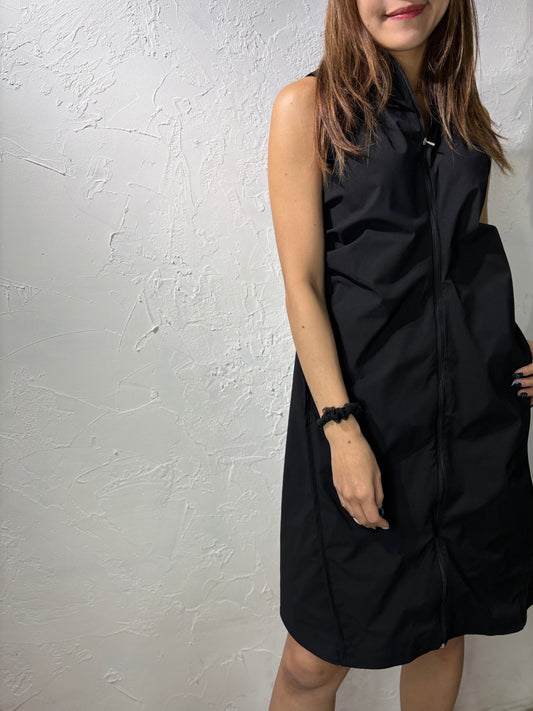Zip Hoodie One Piece Dress