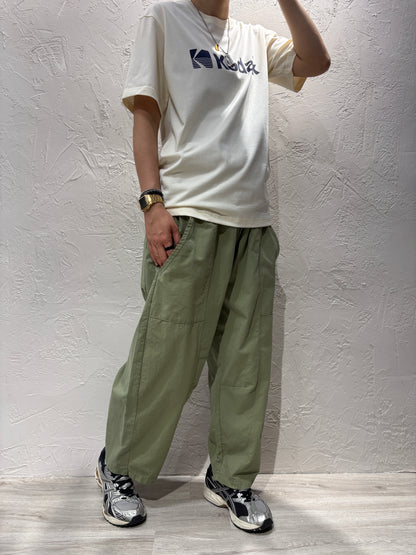 Washed Plain Color Pants