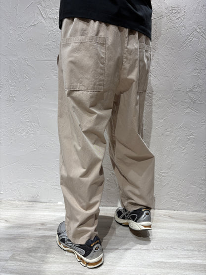 Washed Plain Color Pants