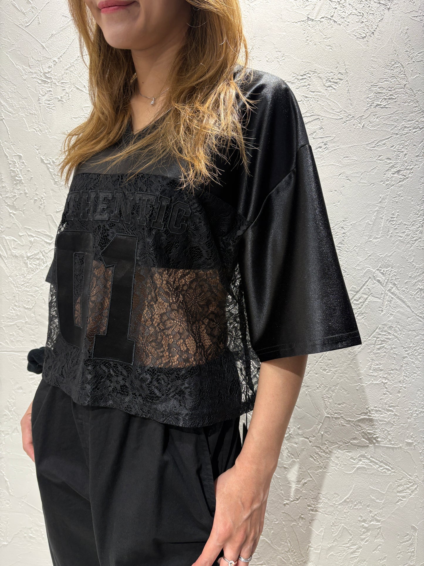 Sport Lace Jersey Top