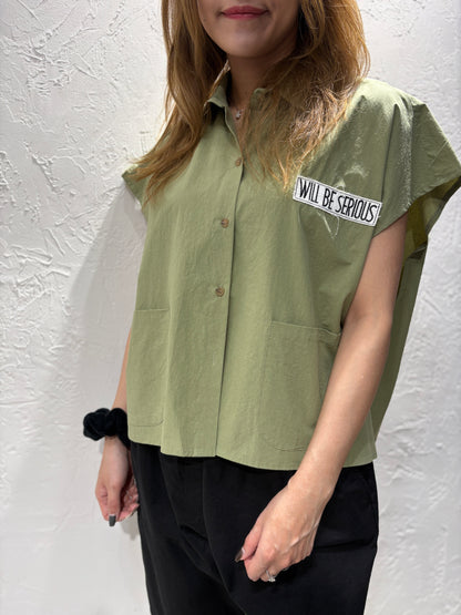Lace Back Shirt