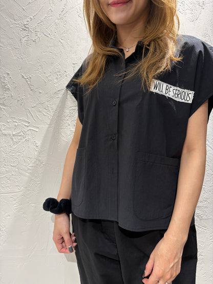 Lace Back Shirt