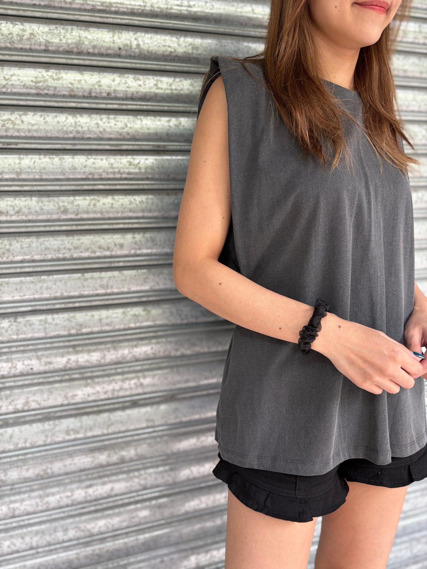 Back Print Vest Top
