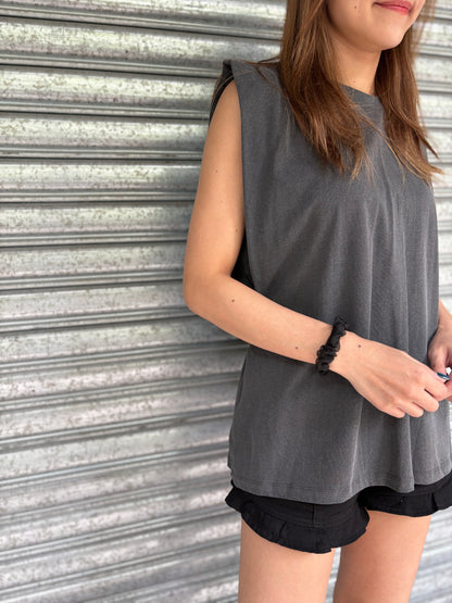 Back Print Vest Top