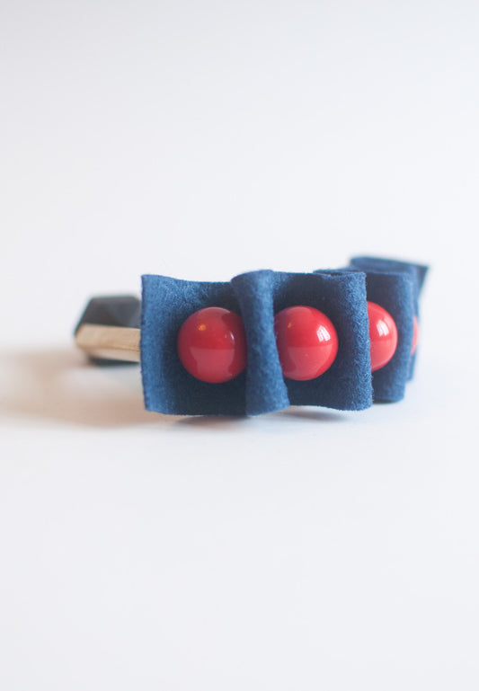 Beads Felt Bracelet - sanwaitsai
