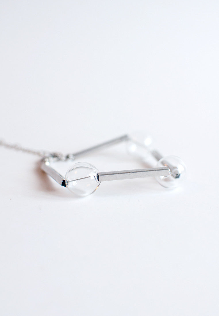 Metallic Glass Beads Bracelet - sanwaitsai