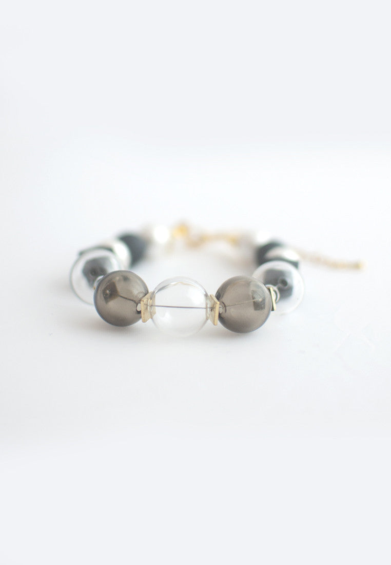 Cotton Pearl Glass Bracelet - sanwaitsai