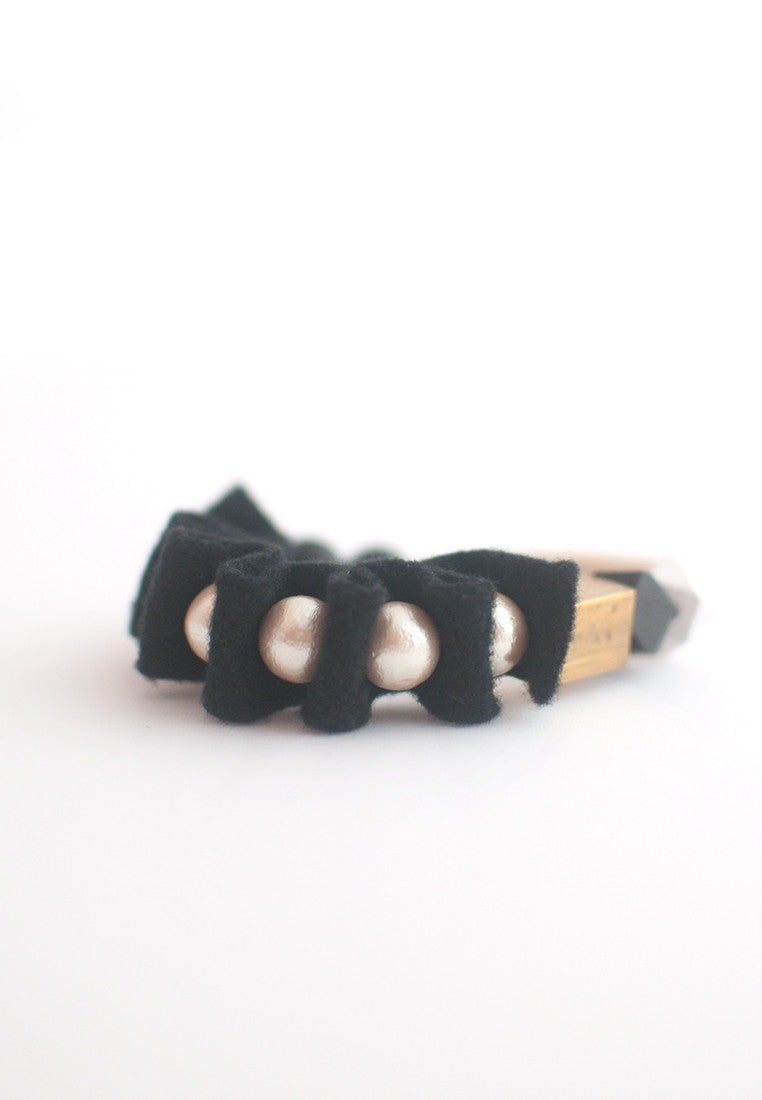 Black Rubber Band Bracelet - sanwaitsai