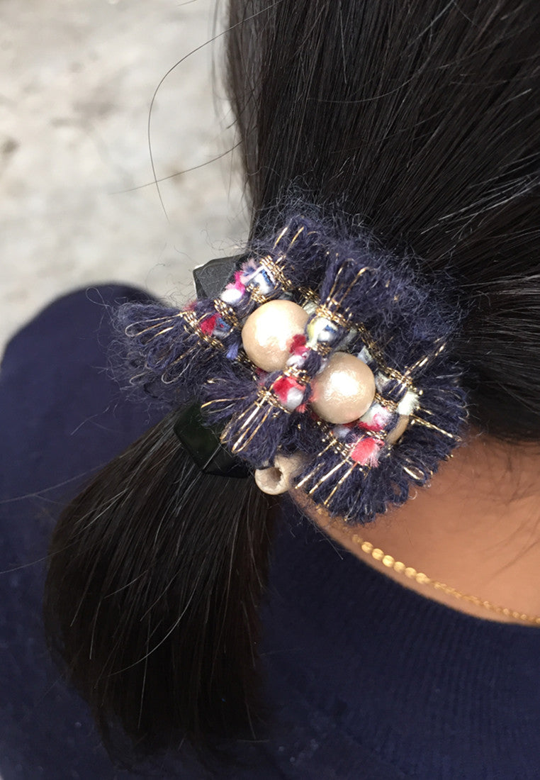 Wool Cotton Pearls Bracelet - sanwaitsai