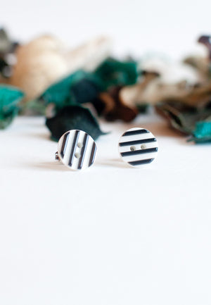 Stripe Earrings - sanwaitsai