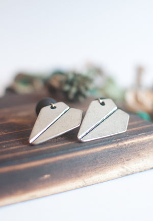 Plane Shaped Earrings - sanwaitsai