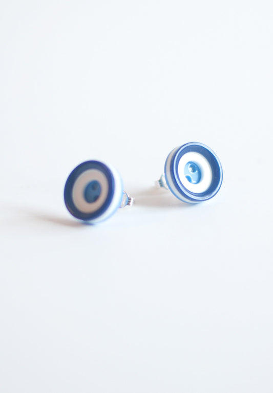 Blue Vinage Earrings - sanwaitsai