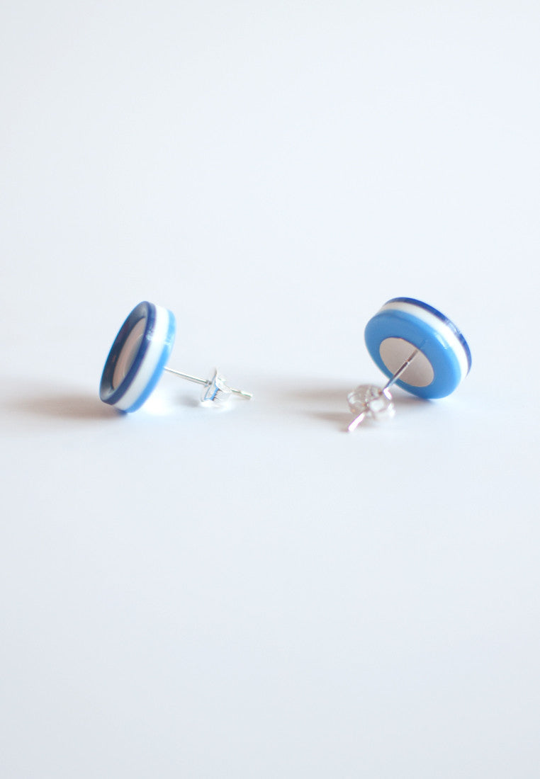 Blue Vinage Earrings - sanwaitsai
