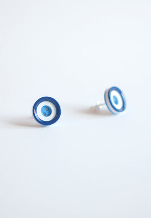 Blue Vinage Earrings - sanwaitsai