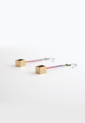 Resin Metal Earrings - sanwaitsai