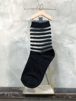 Striped Transparency Socks