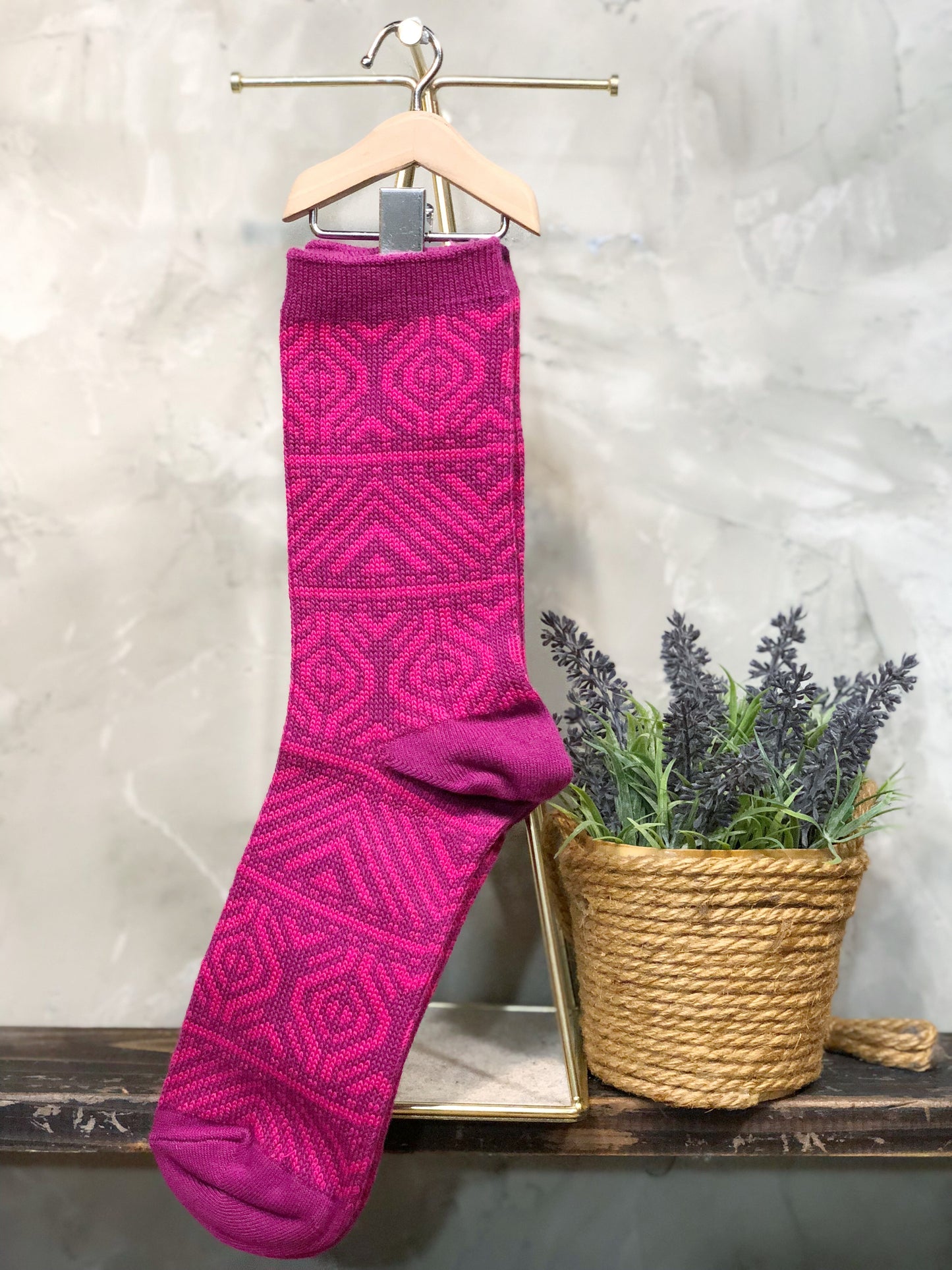 Vintage Pattern Socks