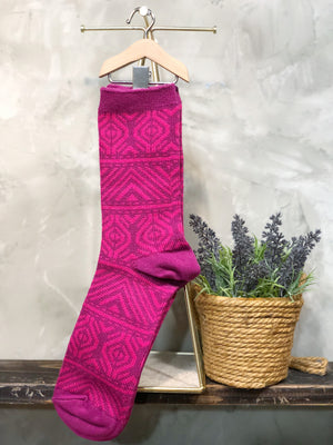 Vintage Pattern Socks
