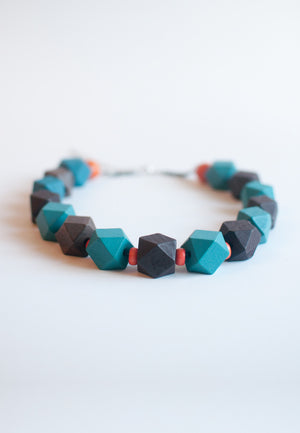 Chocolate Brown Necklace - sanwaitsai