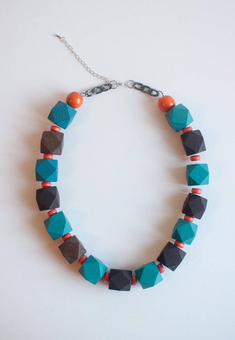 Chocolate Brown Necklace - sanwaitsai