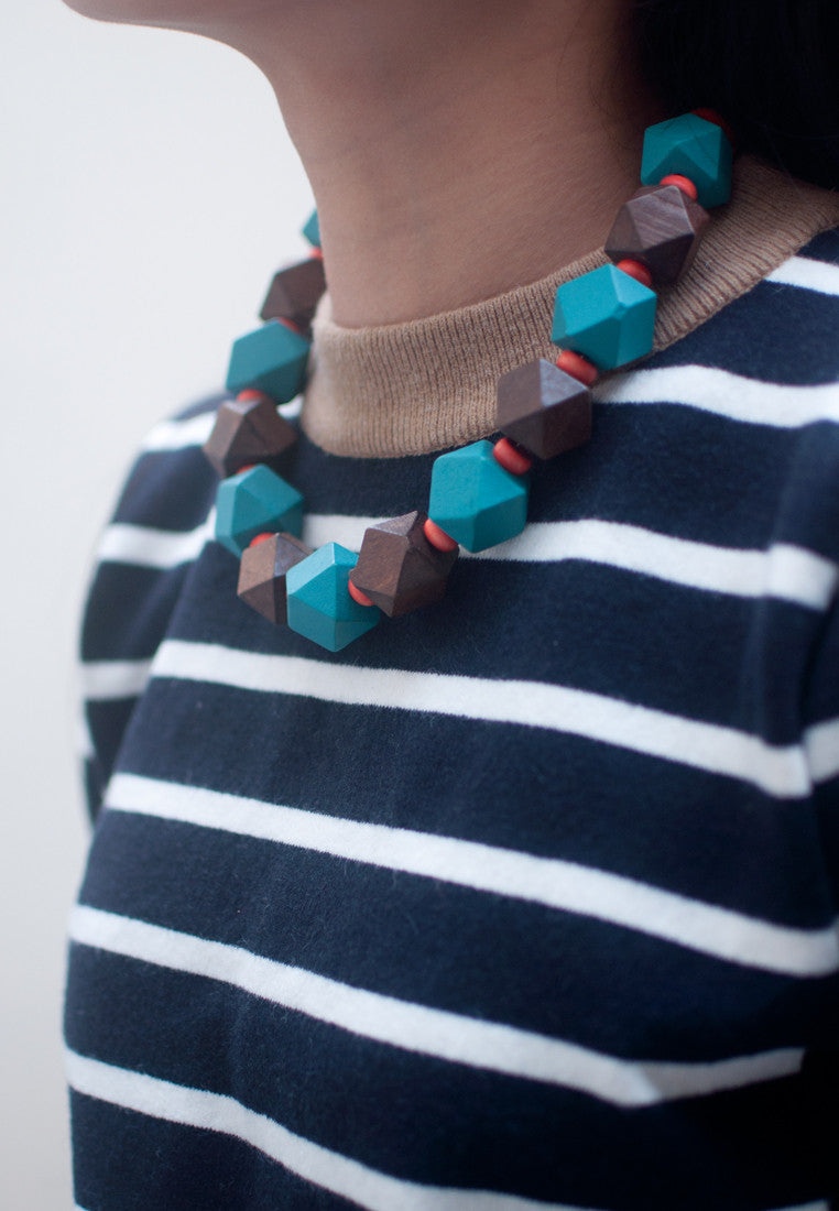 Chocolate Brown Necklace - sanwaitsai