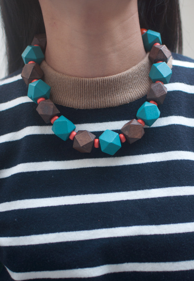Chocolate Brown Necklace - sanwaitsai