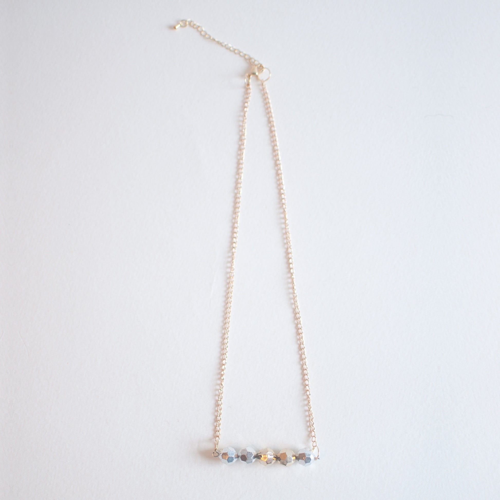 Disco Beads Pendant Necklace - sanwaitsai