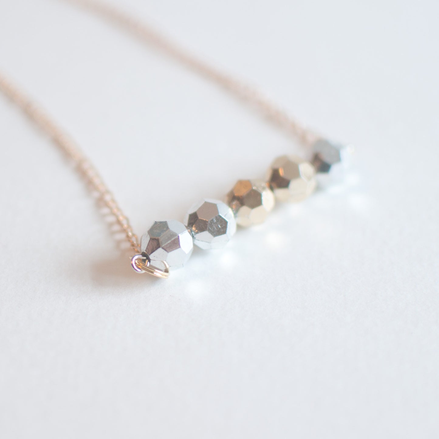 Disco Beads Pendant Necklace - sanwaitsai