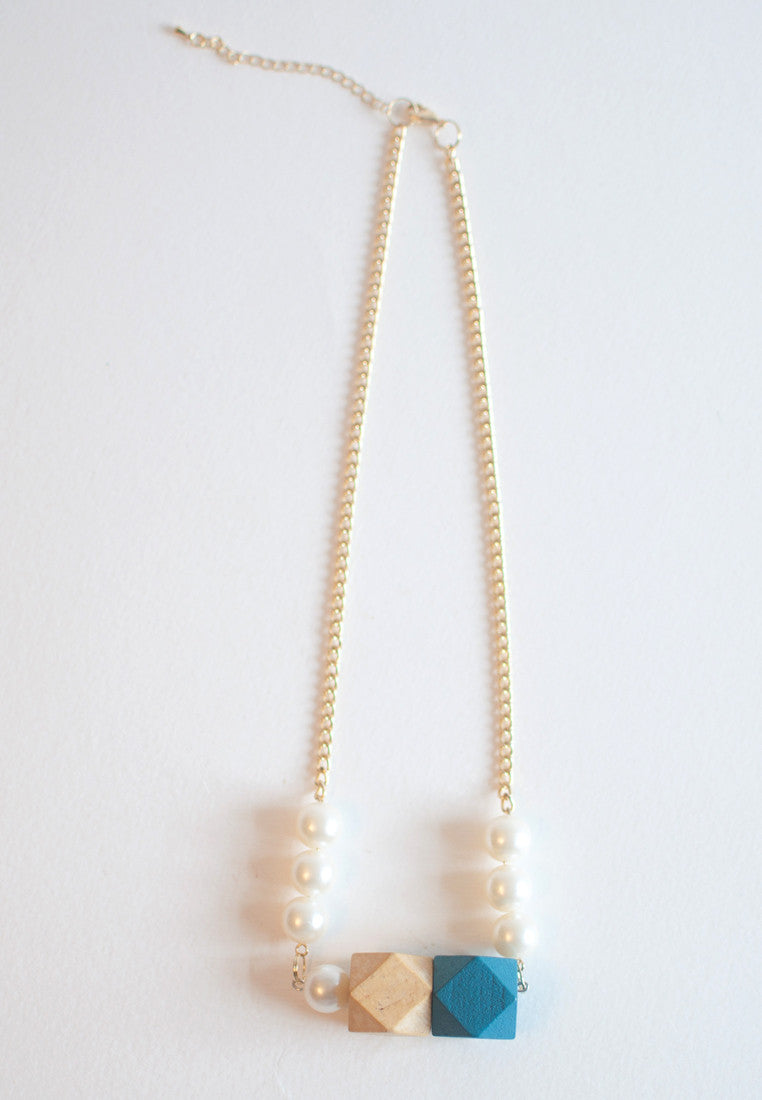 Japanese Cotton Pearls Necklace - sanwaitsai