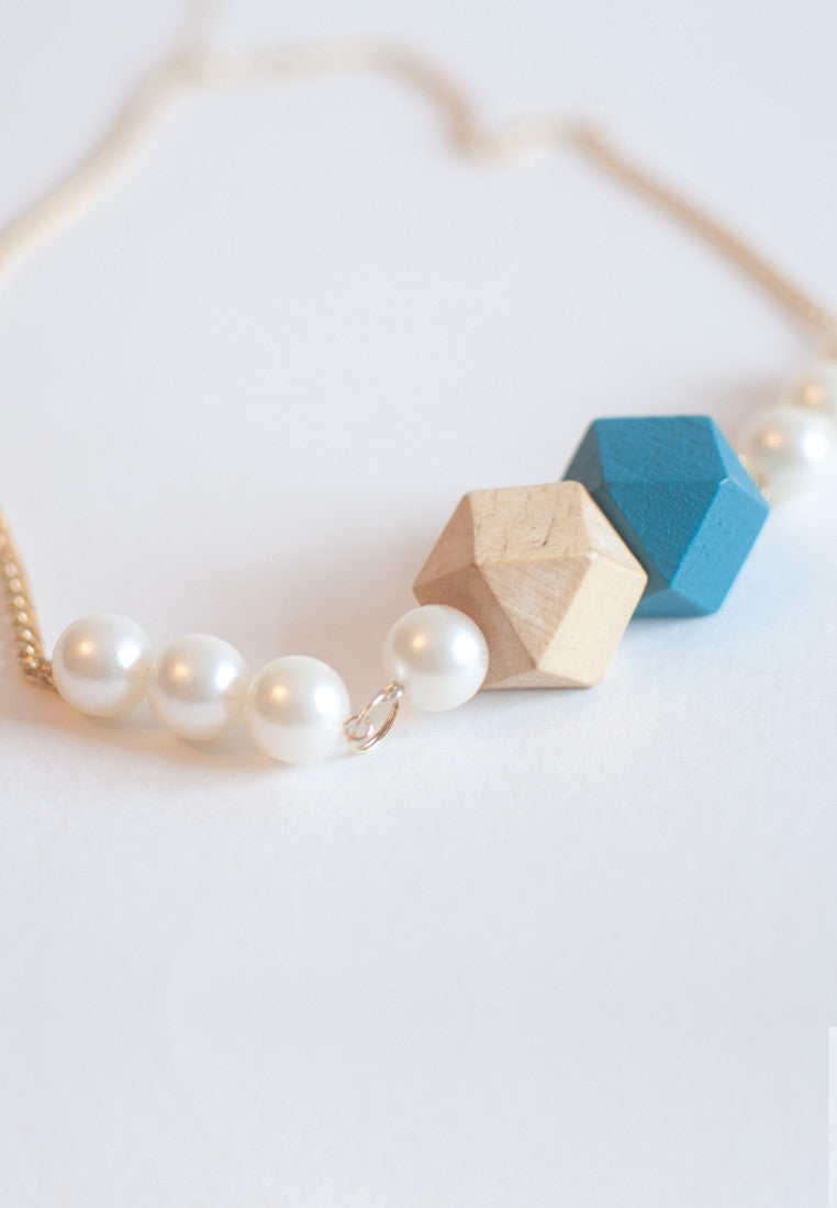 Japanese Cotton Pearls Necklace - sanwaitsai