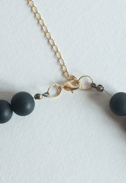 Leather Felt Balls Necklace - sanwaitsai