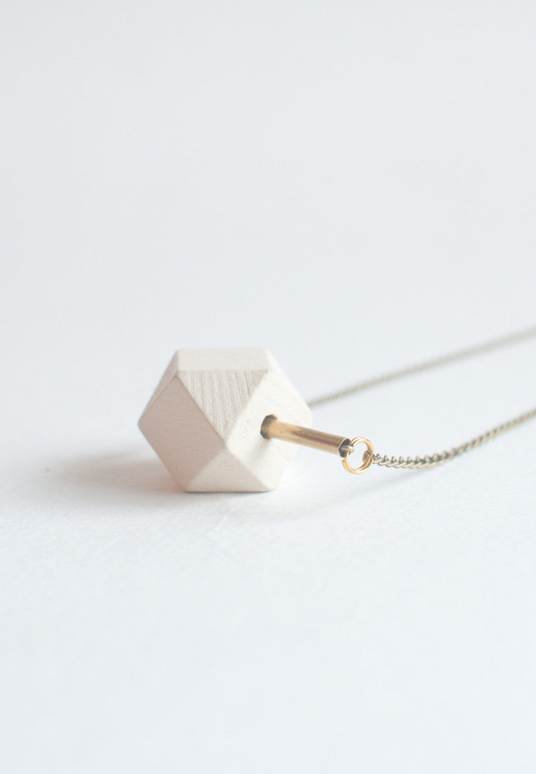 Simple Geometric Necklace - sanwaitsai