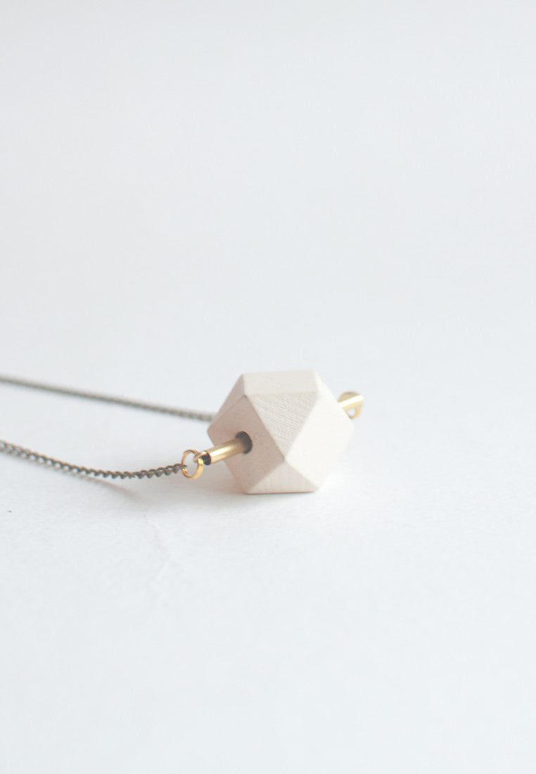 Simple Geometric Necklace - sanwaitsai