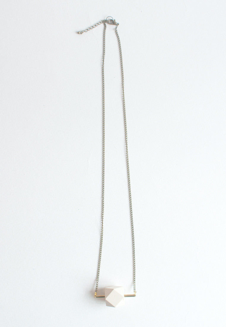 Simple Geometric Necklace - sanwaitsai