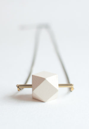 Simple Geometric Necklace - sanwaitsai