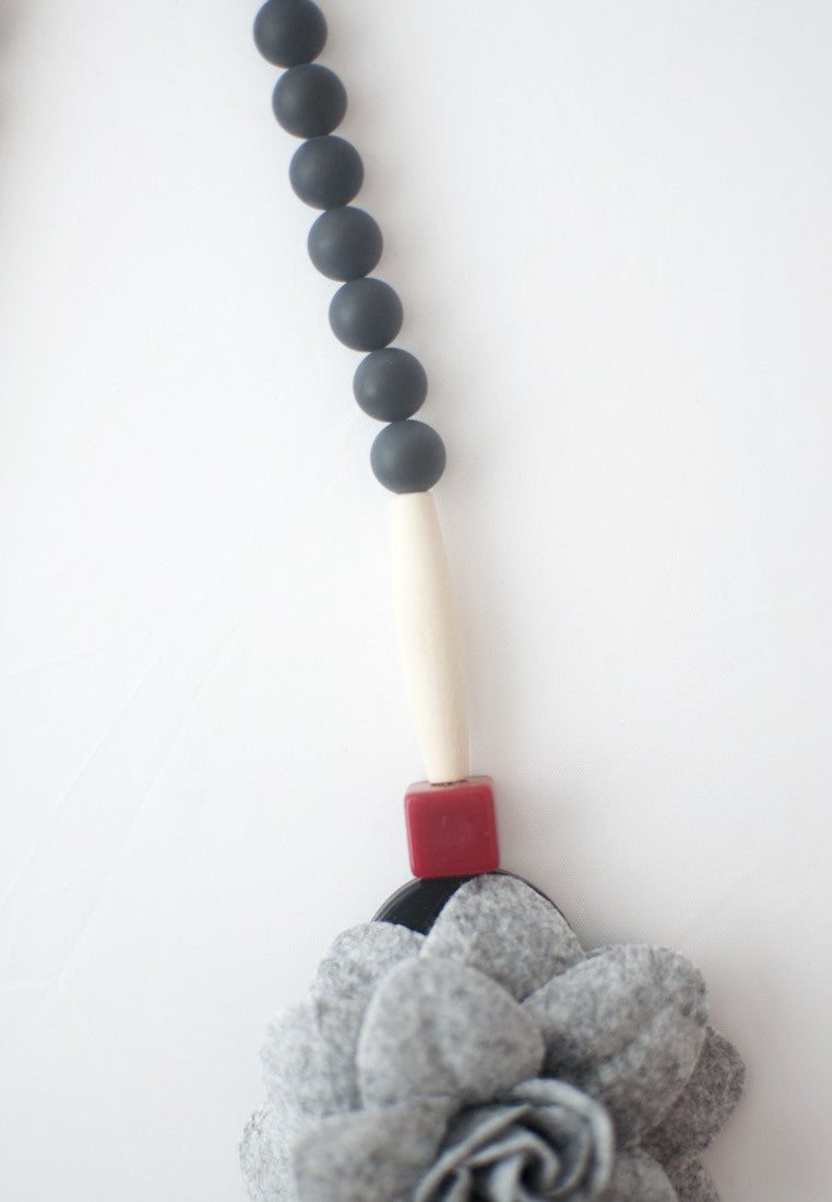 DIY Flower Necklace - sanwaitsai