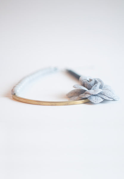 DIY Flower Necklace - sanwaitsai
