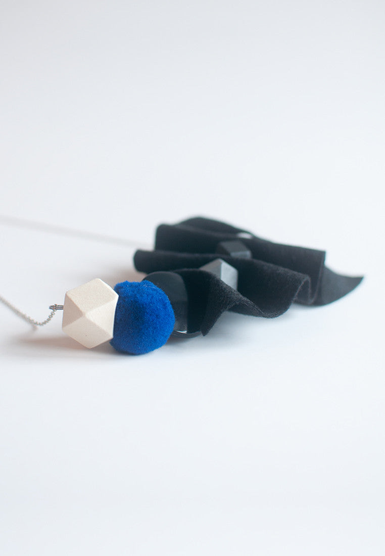 Wool Felt Necklace - sanwaitsai