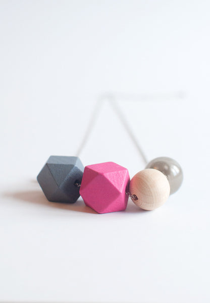 Glass Beads Necklace - sanwaitsai