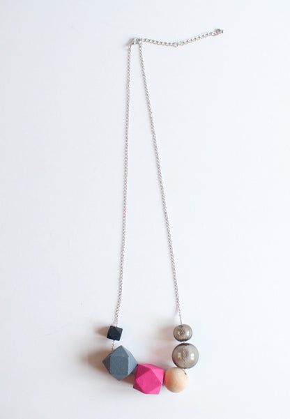 Glass Beads Necklace - sanwaitsai