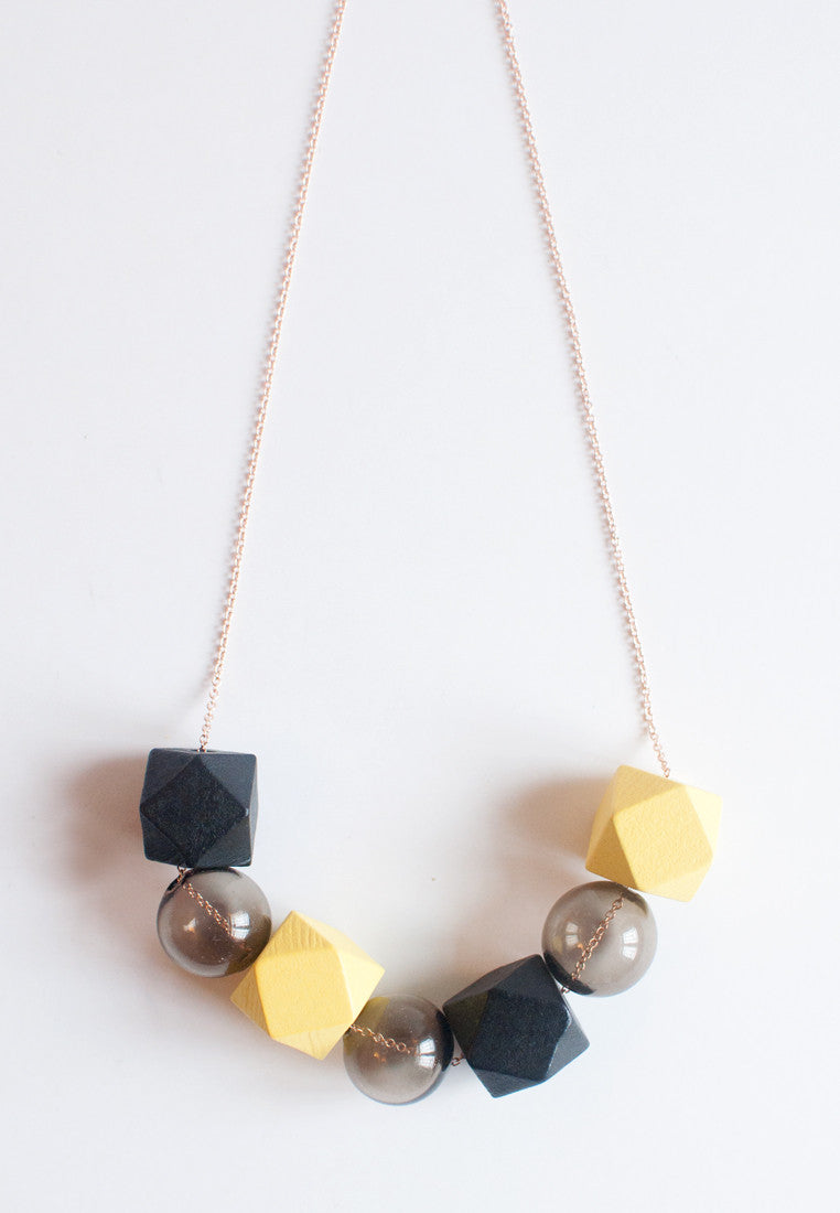 Tinted Glass Necklace - sanwaitsai
