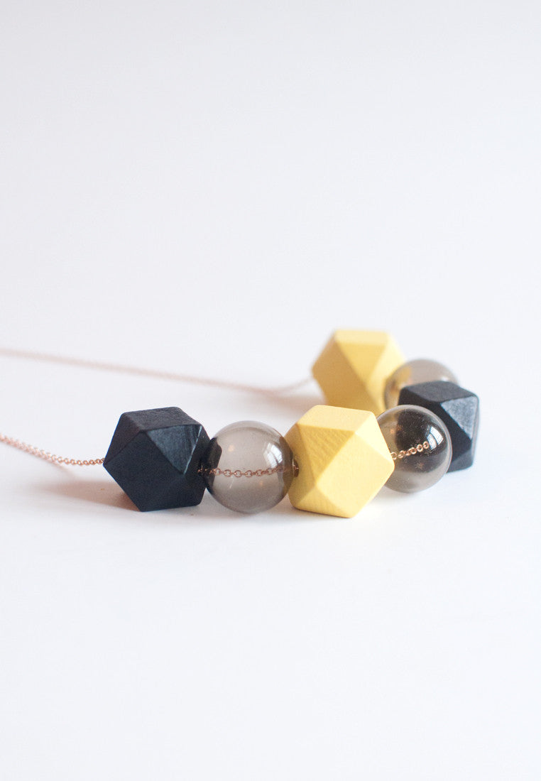 Tinted Glass Necklace - sanwaitsai