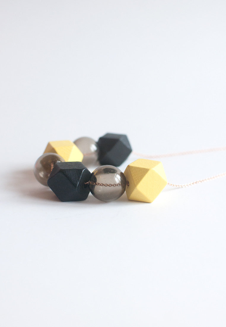 Tinted Glass Necklace - sanwaitsai
