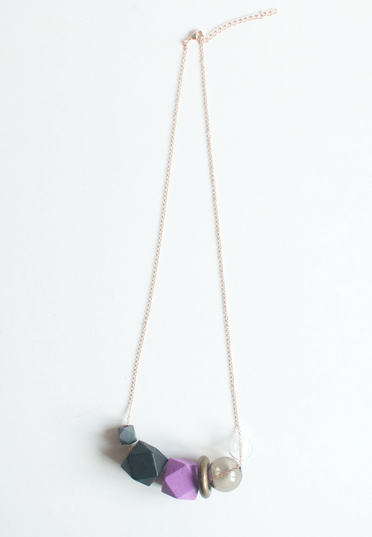 Wood Beaded Necklace - sanwaitsai