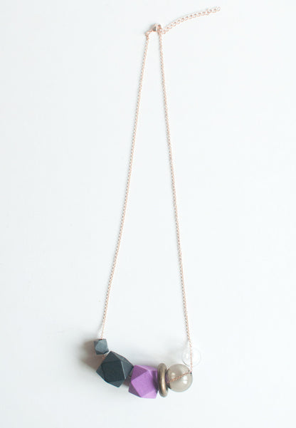 Wood Beaded Necklace - sanwaitsai